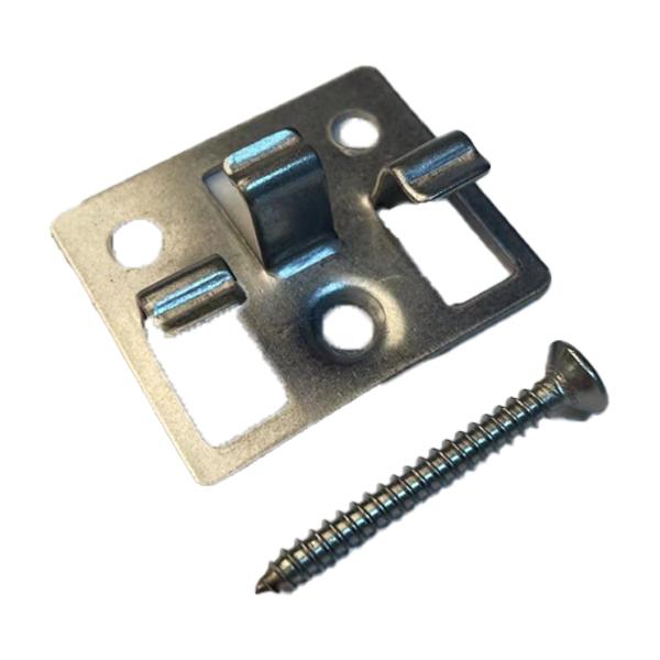 WPC clip for co-extrusion decking