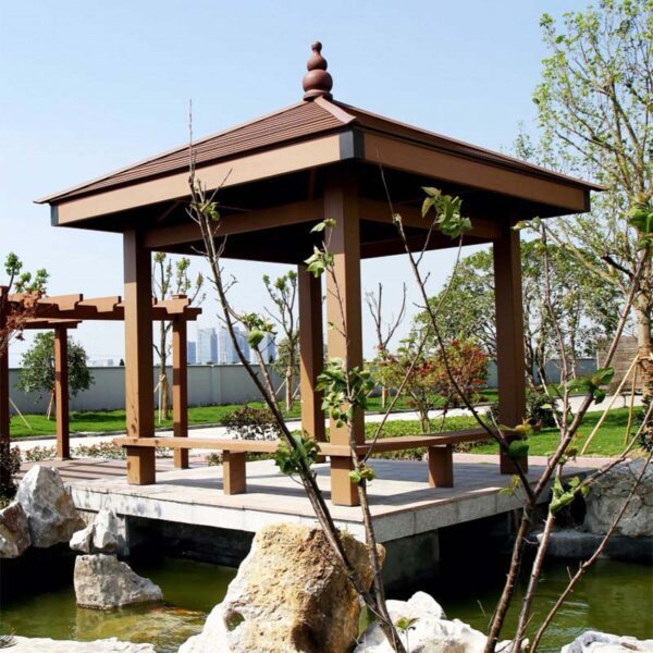 Weatherproof WPC Gazebo Pavilion
