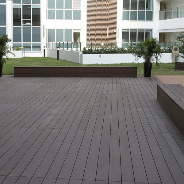 WPC Fireproof Solid Composite Outdoor Decking