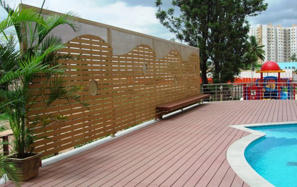 140x40mm Solid Thick WPC Decking Board