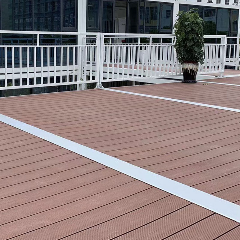 140x25mm Outdoor WPC Solid Decking Flooring - Image 2