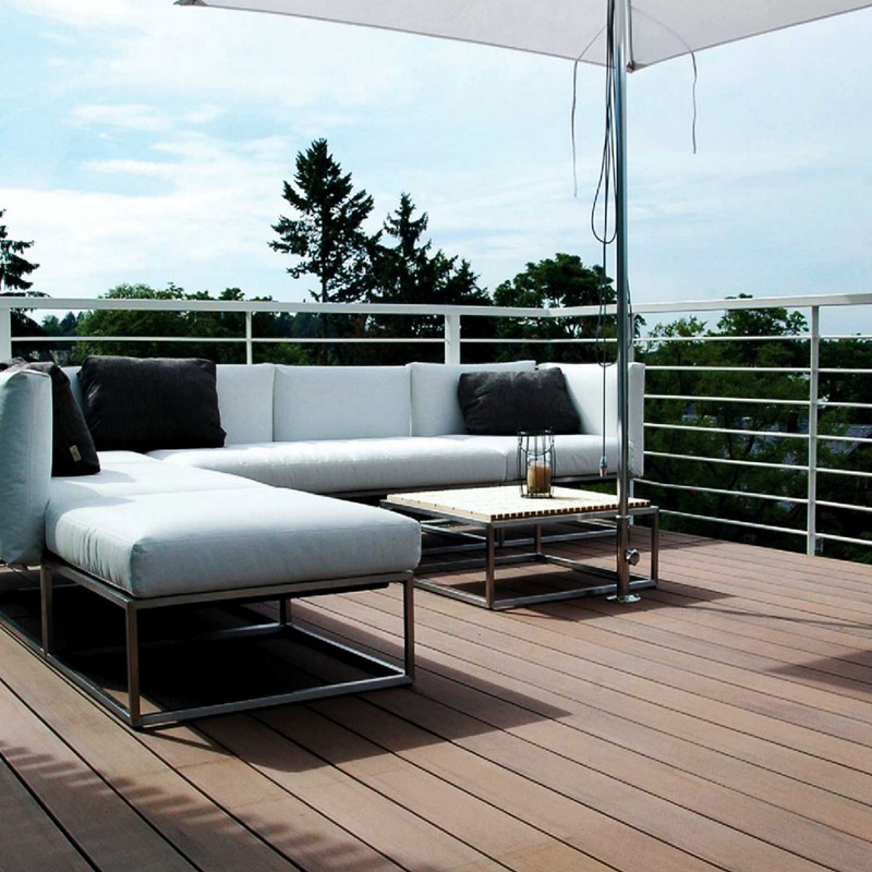 140x25mm Anti-Slip Solid WPC Decking - Image 3